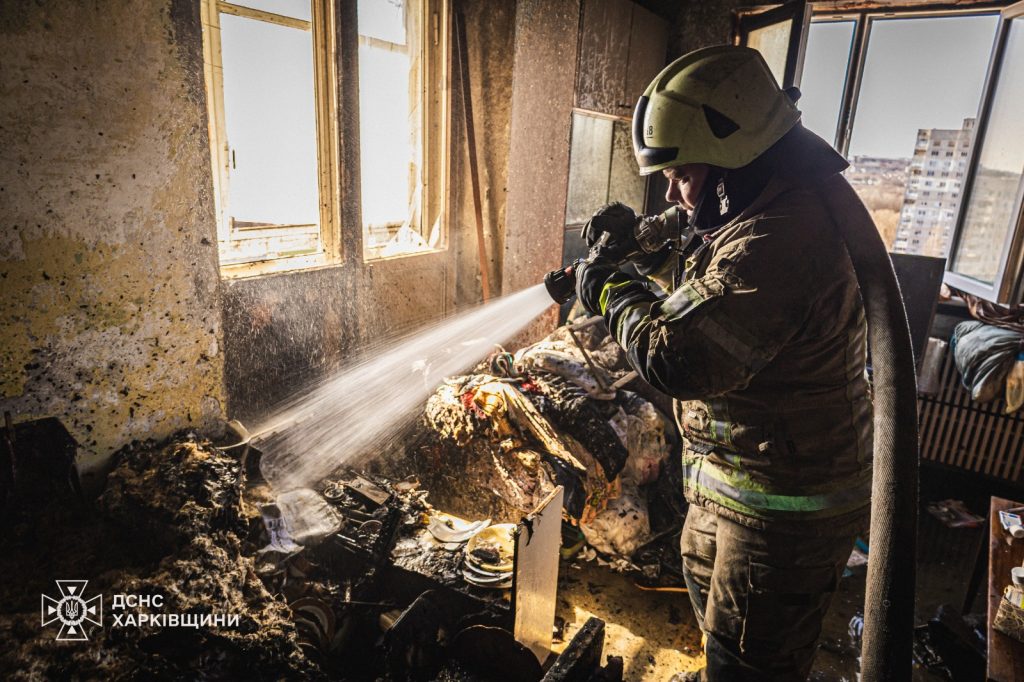 пожар в Харькове