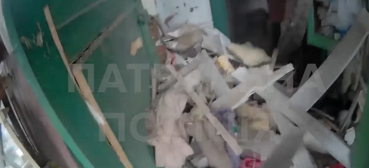 Первые минуты после атаки БпЛА на Харьков 25 марта показали копы (видео)