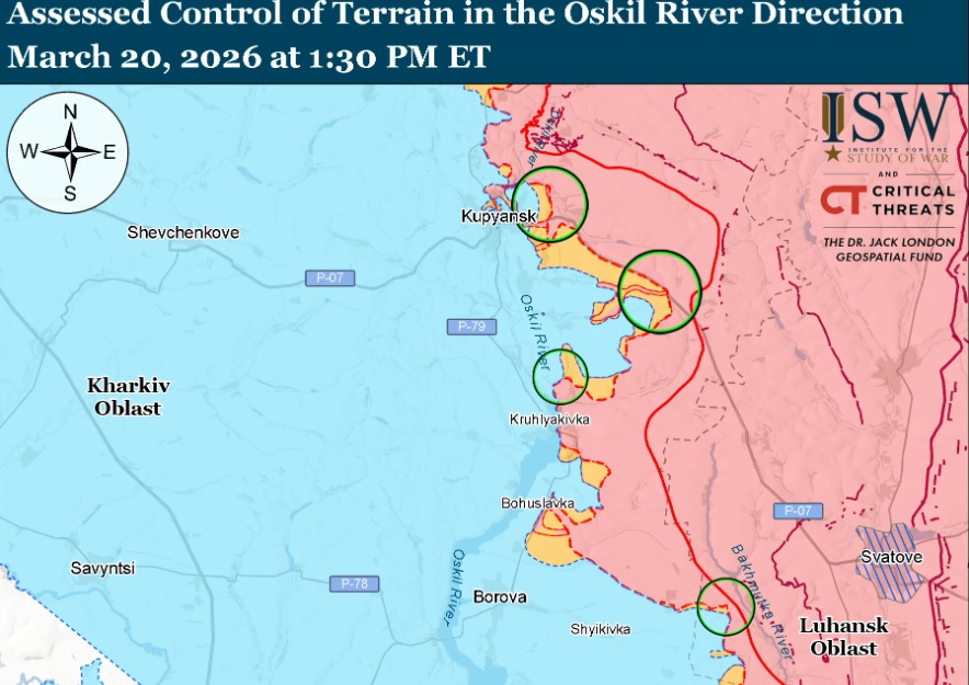 ISW: росблогеры признали, что СОУ почти полностью зачистили Купянск от россиян