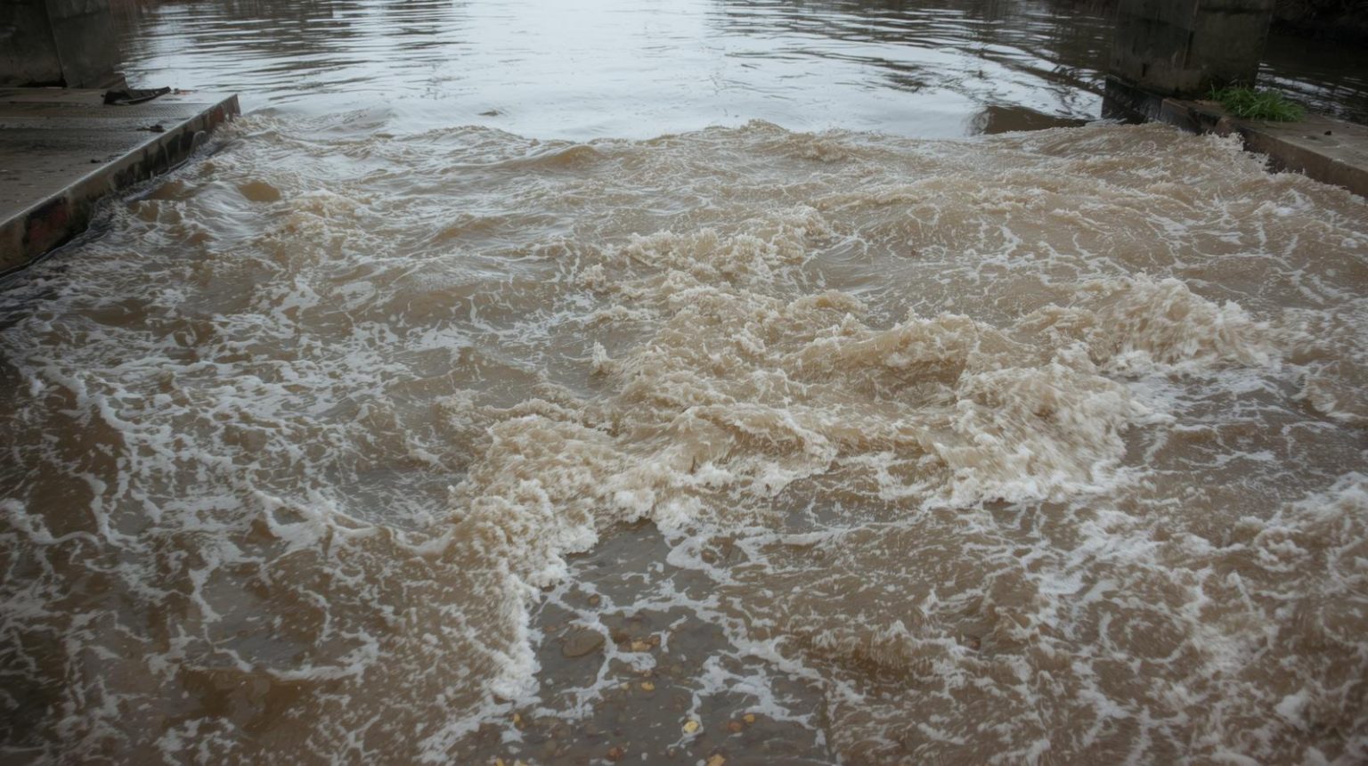 Подтопило переправу: закрыли движение по трассе на Харьковщине (видео)