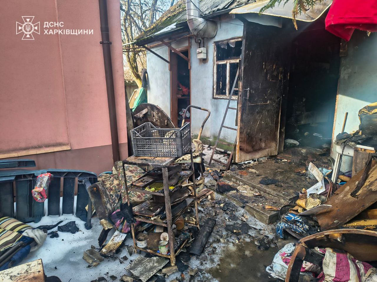 Смертельный пожар в Малой Даниловке в Харьковской области 2 марта