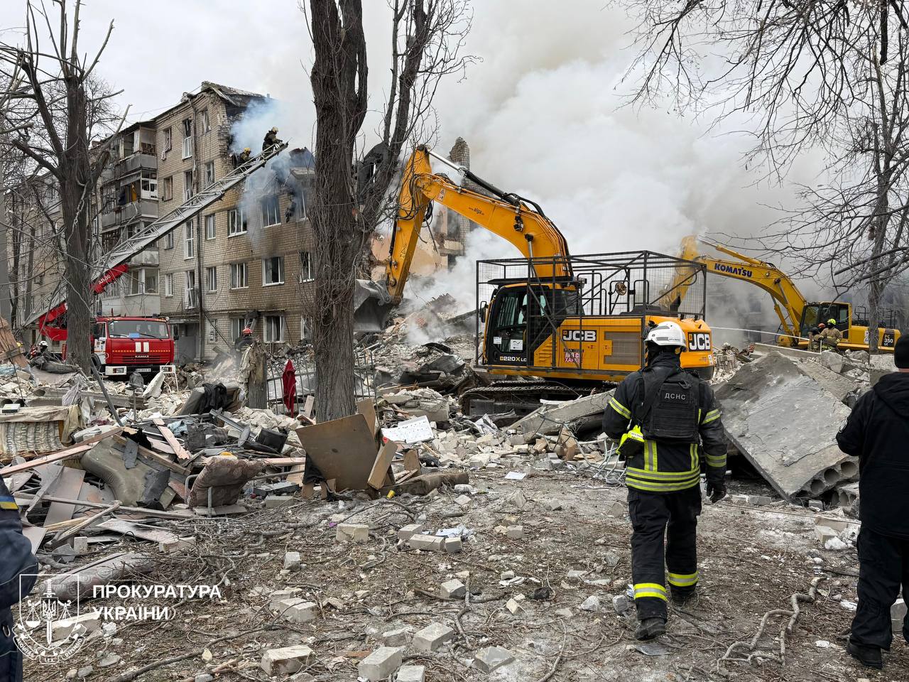 По п’ятиповерхівці в Харкові вдарили ракетою «Изделие-30» – прокуратура