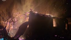 Ночной обстрел Богодухова: возник пожар, есть пострадавший