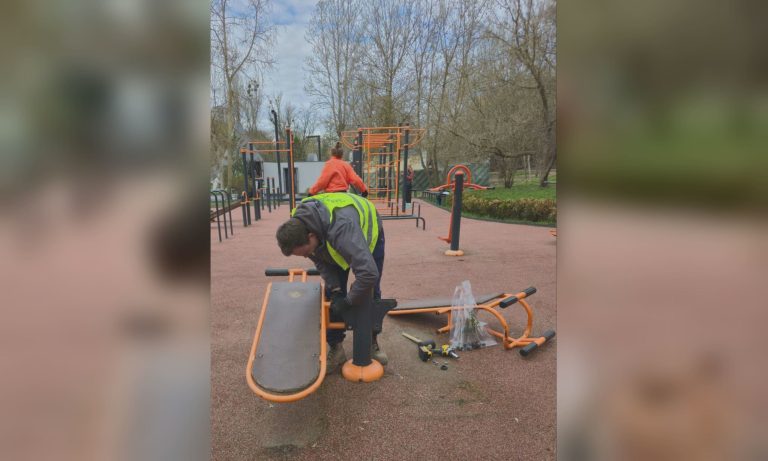 В Саржином Яру обновляют одну из локаций (фото)