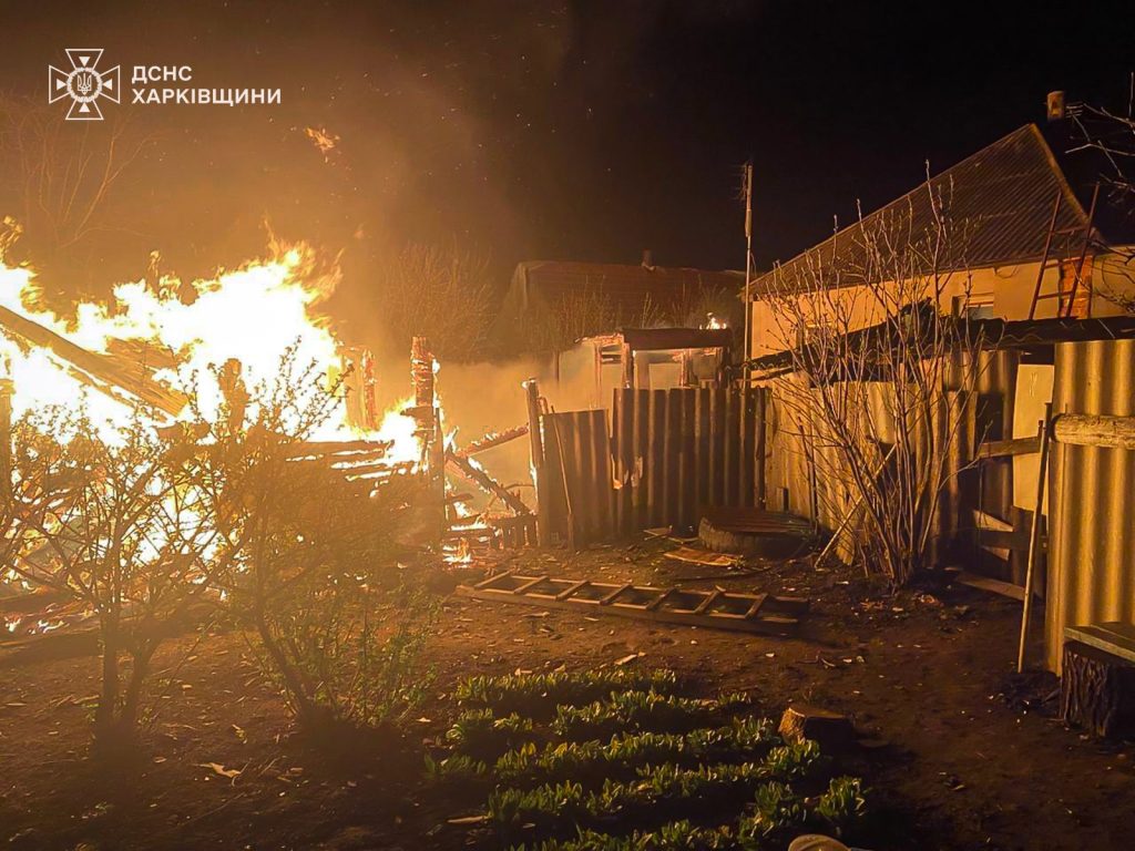 Пожар на Чугуевщине 5 апреля 2026