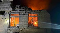 БпЛА ночью ударил по админзданию в Великом Бурлуке — последствия (фото)