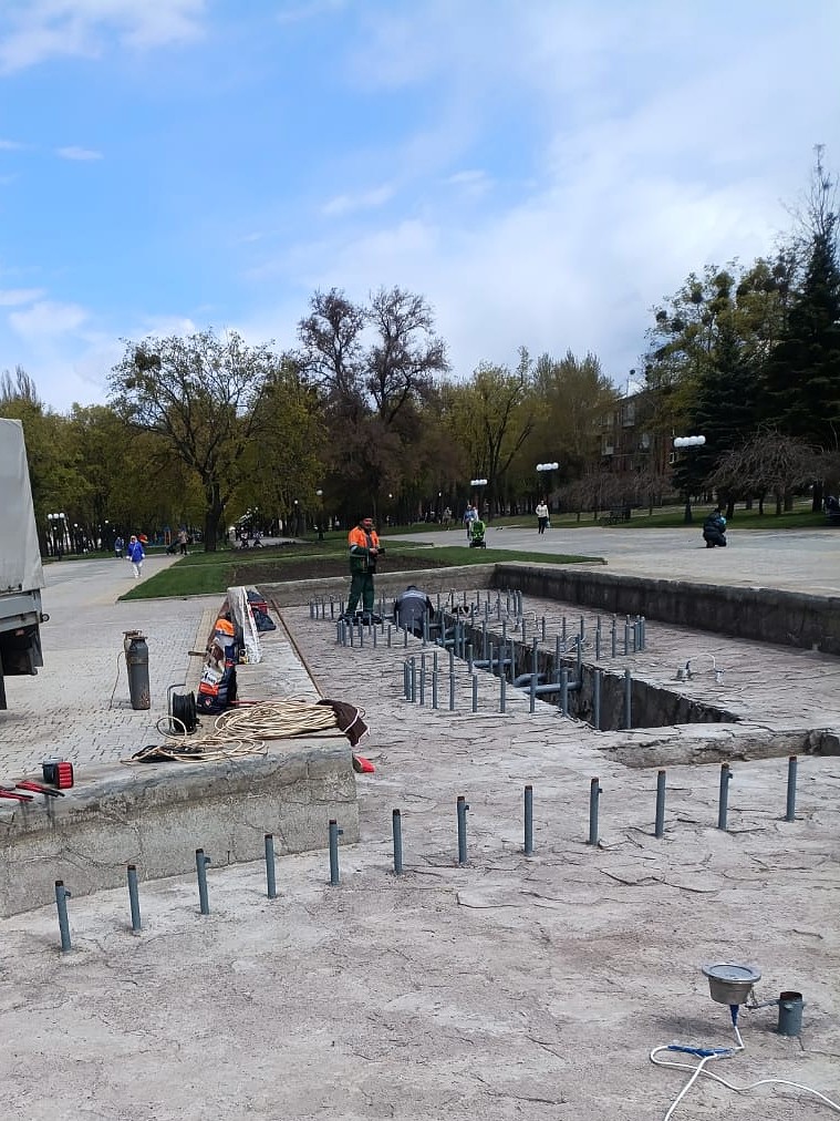 фонтан на ХТЗ