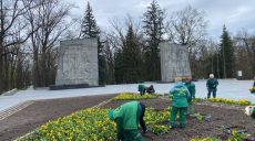 Облаштовують клумби перед входом до Меморіалу Слави: який орнамент буде (фото)