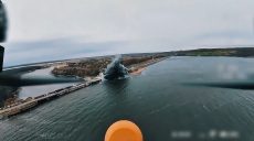 Удар по дамбе в Печенегах: момент «прилета», в каком состоянии сооружение