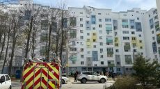 Последствия удара БпЛА по дому в Харькове (видео)