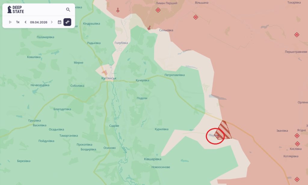 РФ продвинулась возле Песчаного