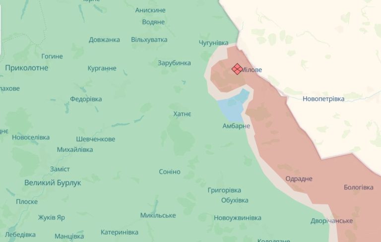 Россиян на Харьковщине «немного подвинули в направлении границы» — официально