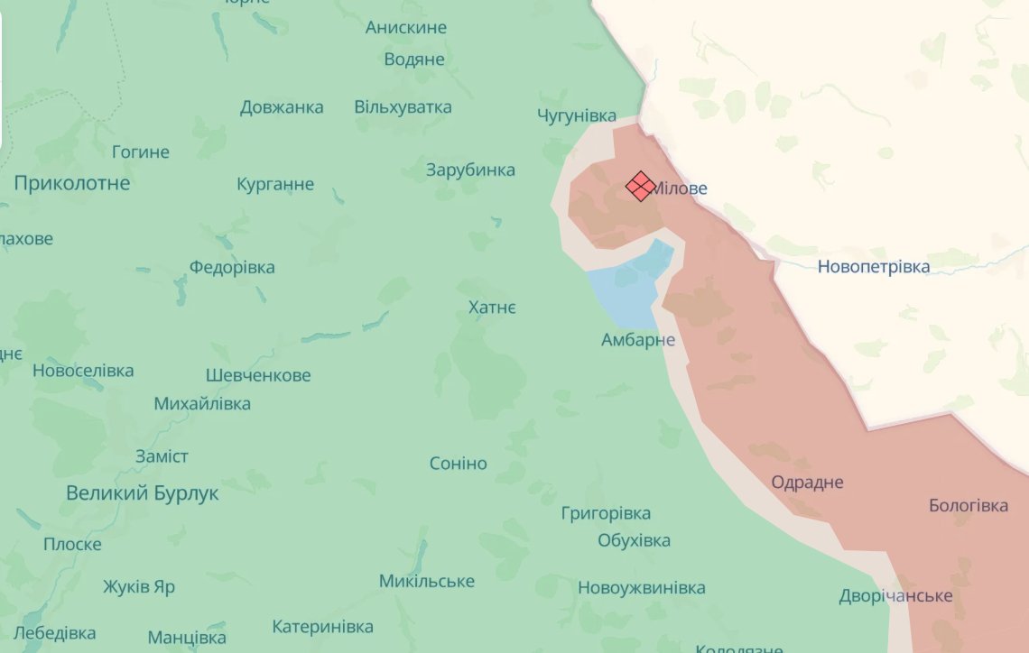 Россиян на Харьковщине «немного подвинули в направлении границы» — официально