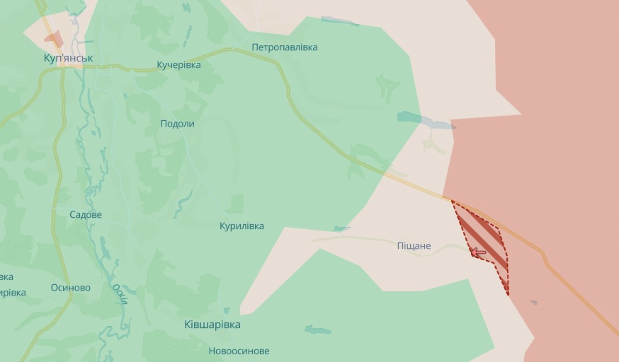Враг продвинулся на Харьковщине — информация DeepState (карта)