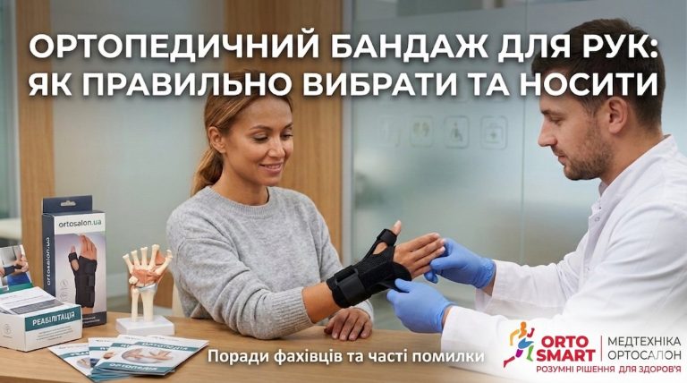 Як правильно носити бандаж на руці: скільки годин на день і яких помилок уникати