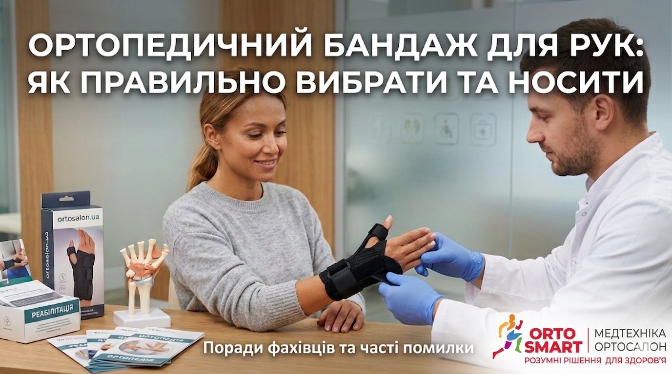 Як правильно носити бандаж на руці: скільки годин на день і яких помилок уникати