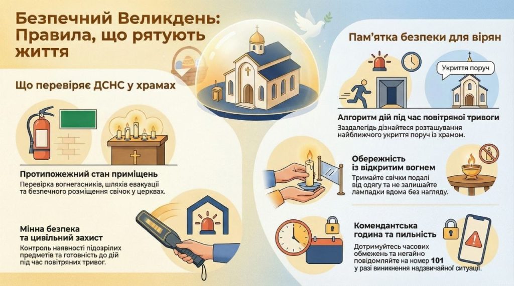 правила перед Пасхой для жителей Харьковщины