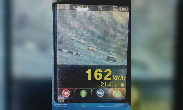 Водитель в Харькове гнал более 160 км/ч: нарушение зафиксировал TruCam