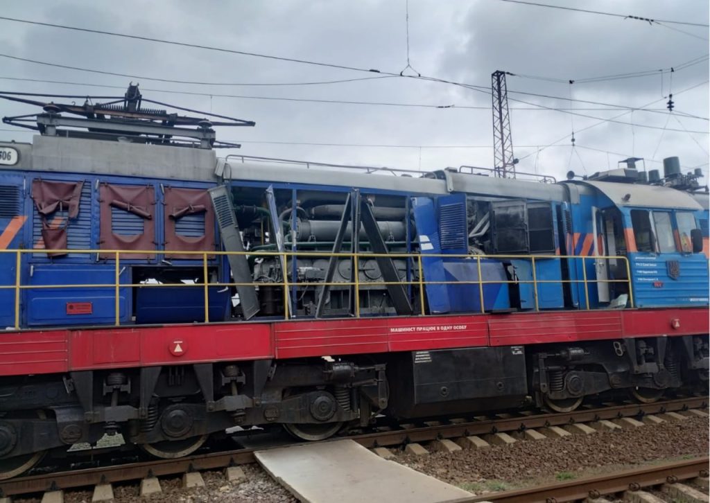 удар по тепловозу в Гусаровке 2 апреля 2026 2