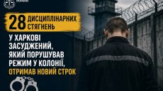 За саботаж і лайку – засуджений отримав ще термін у колонії Харкова