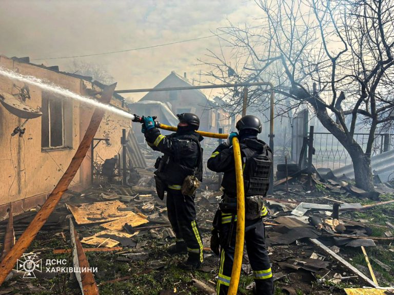 РФ атаковала ударными БпЛА Харьковскую область – вспыхнули пожары (фото)