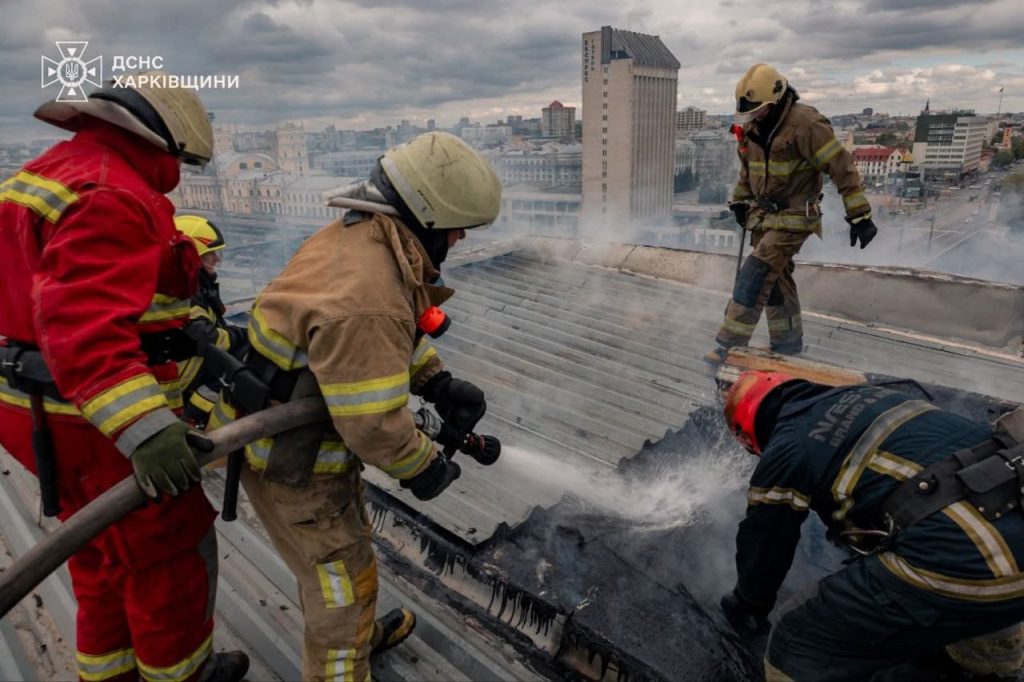 пожар в Харькове