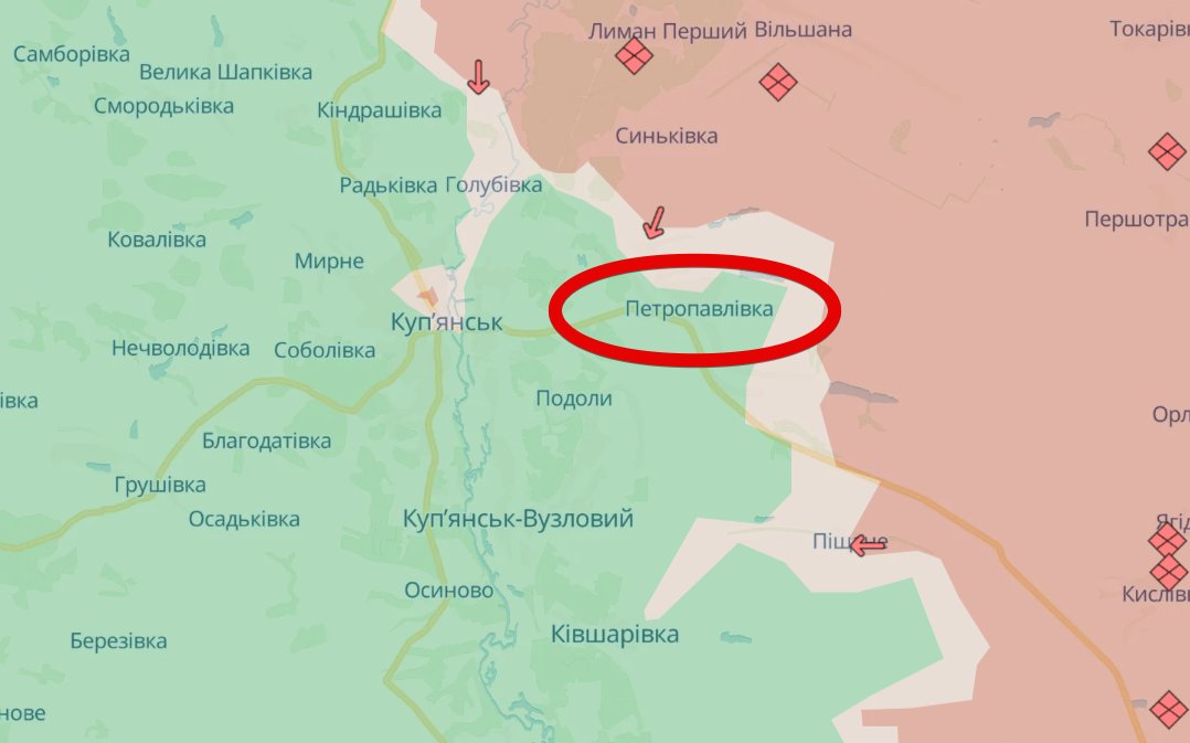 В РФ снова заявляют о захвате Петропавловки на Харьковщине — реакция ISW