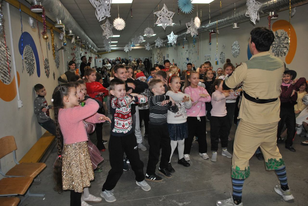 Утренник в укрытии в Чугуеве