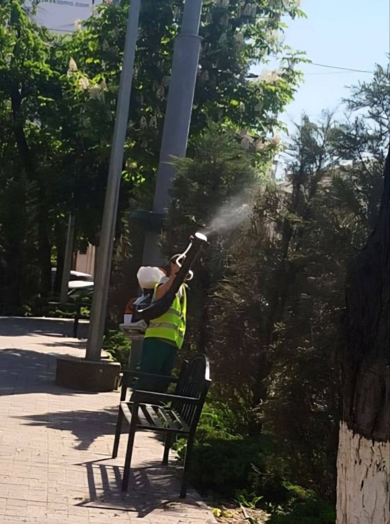 в Харькове борются с вредителями