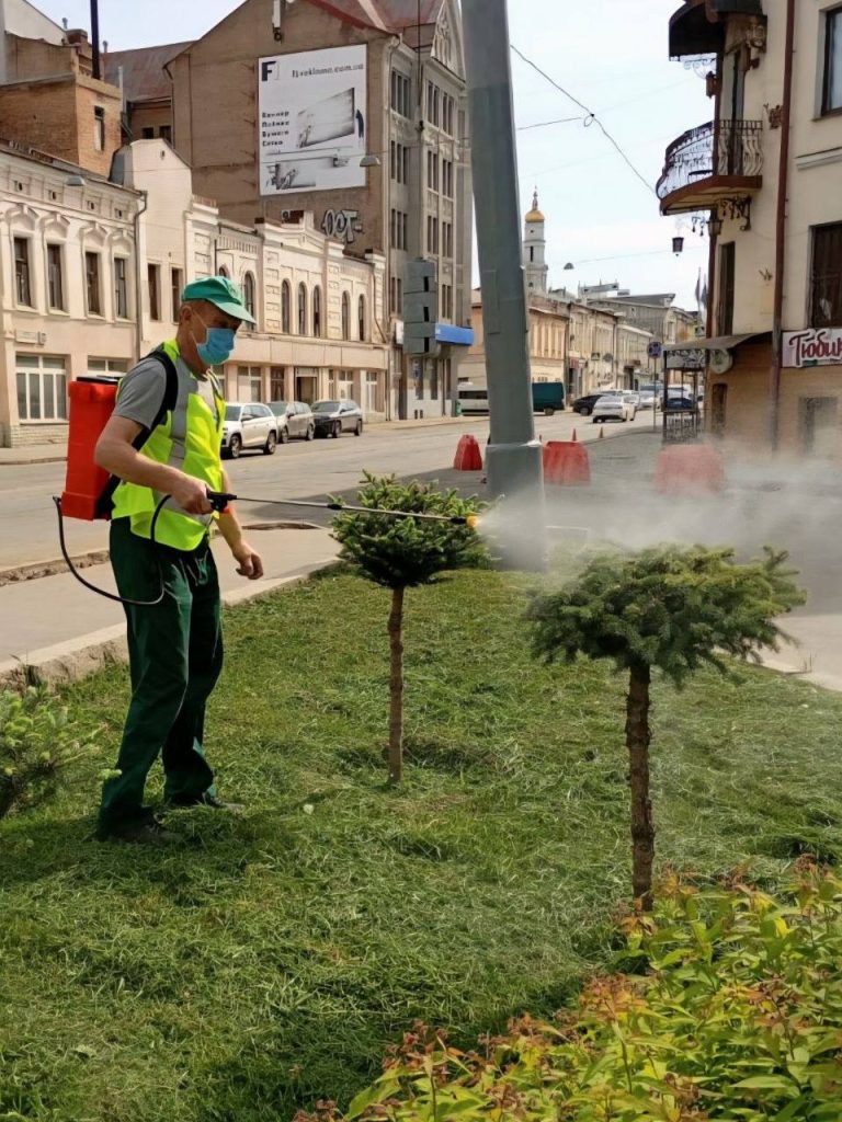 в Харькове борются с вредителями