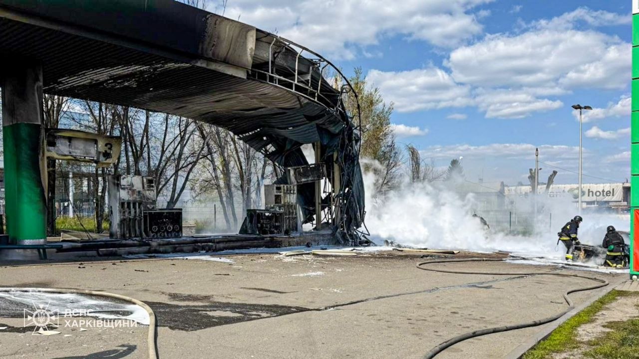 удары по АЗС в Харькове 2 мая 2026 5