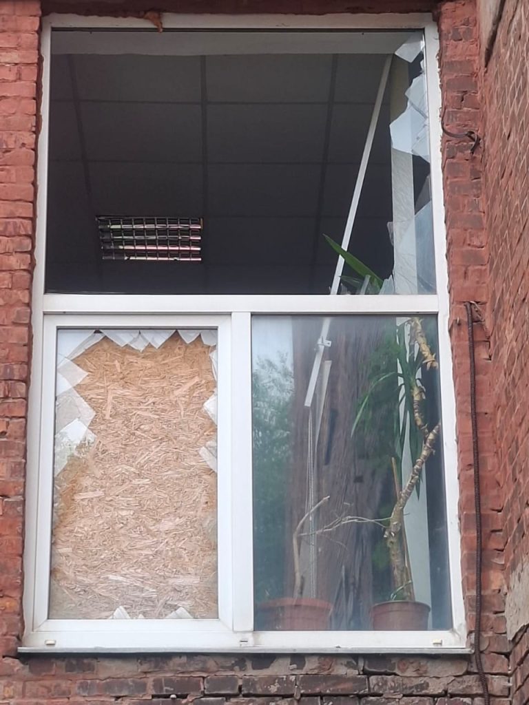 колледж пострадал в Харькове из-за удара
