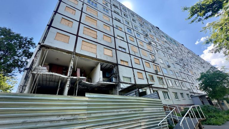 Восстановление дома на Салтовском шоссе в Харькове: что уже сделали (фото)