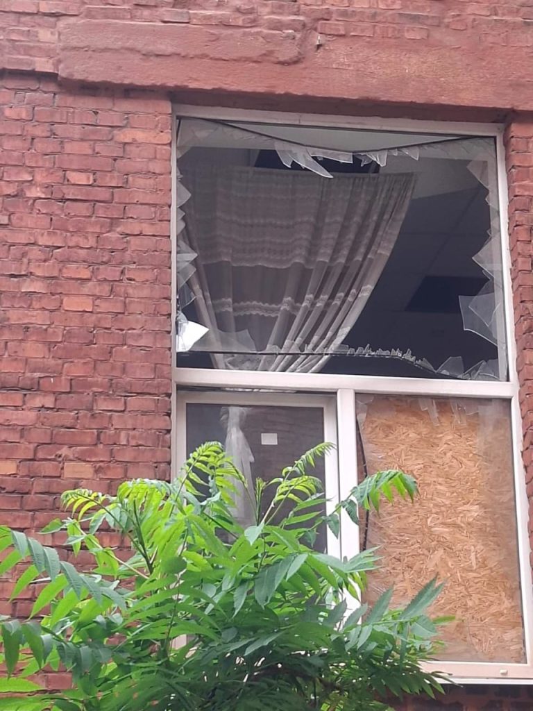 колледж пострадал в Харькове из-за удара