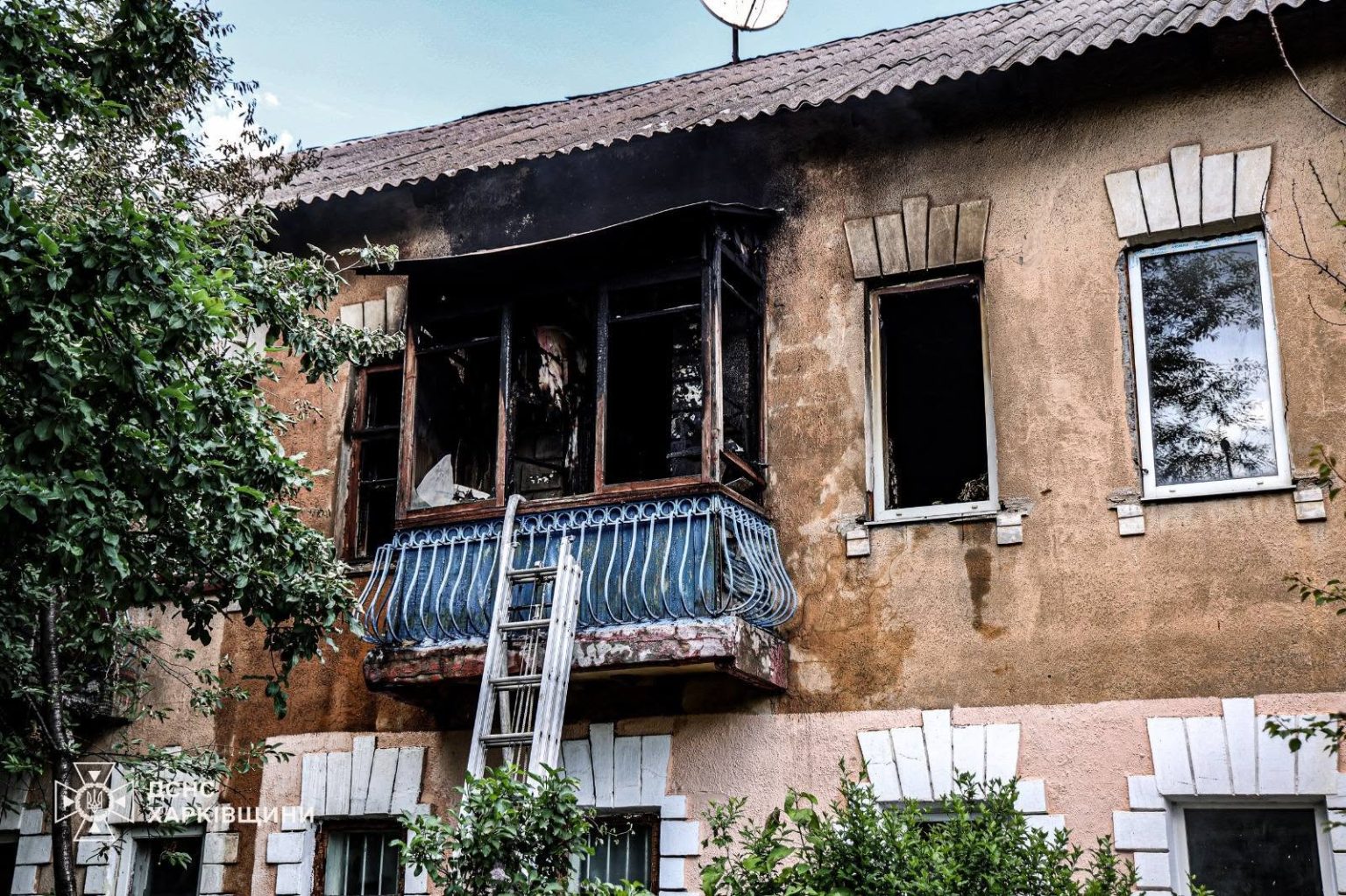 З вогню в Харкові врятували чоловіка, який не міг самостійно пересуватися