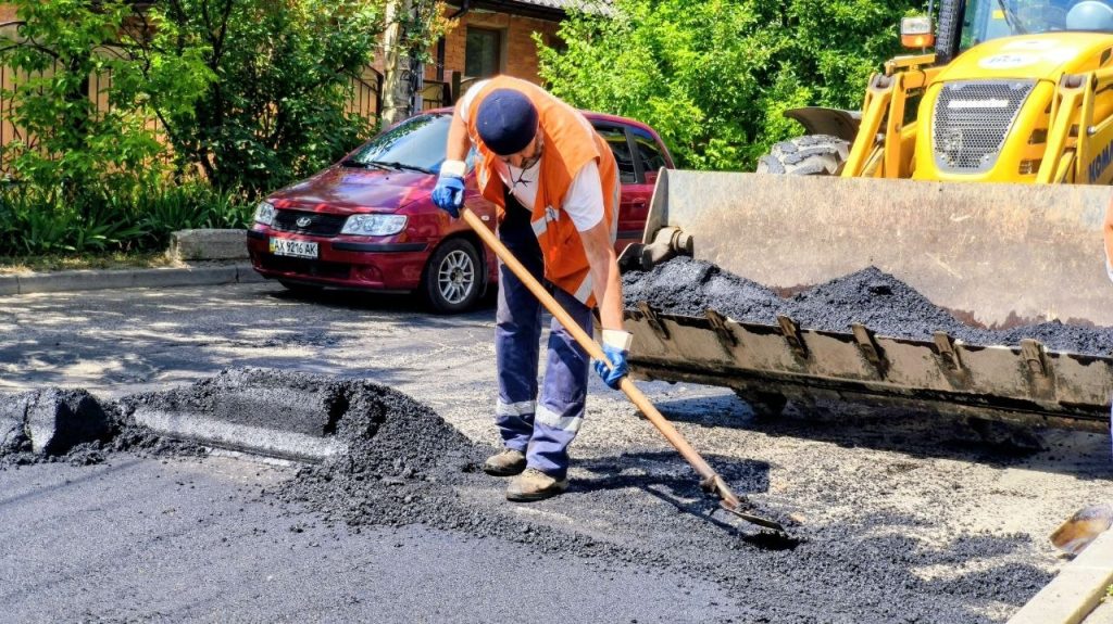 ремонт дорог в Харькове