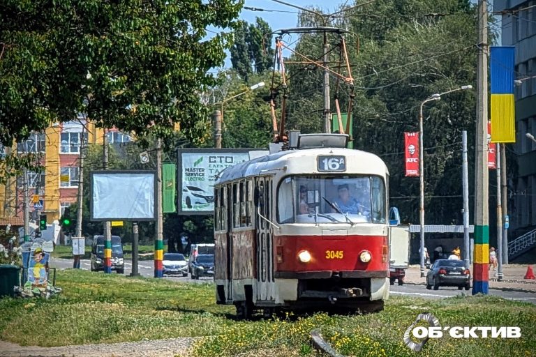 Днем 4 и 5 августа трамваи на Салтовке в Харькове изменят маршруты
