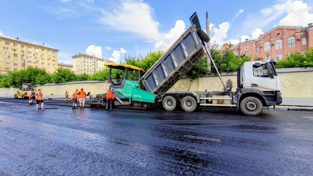 ремонт дороги в Харькове