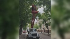Работы по уличному освещению идут в Харькове: ремонтируют опоры и лампы
