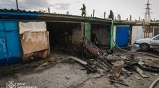 Пожар охватил гаражный кооператив в Харькове — комментарий ГСЧС (фото)