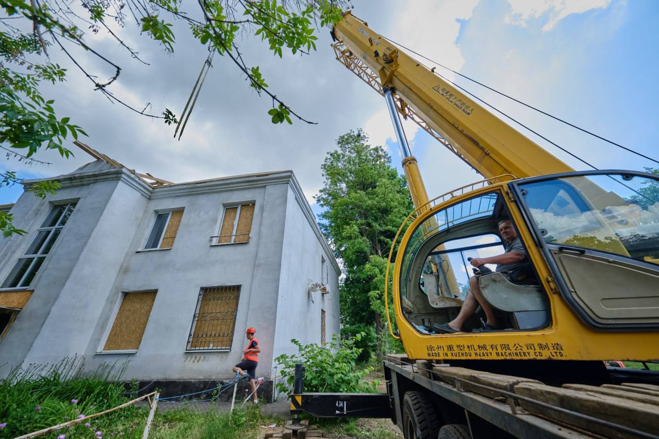 Восстановление какого дома в Харькове полностью проводят за деньги ООН (фото)