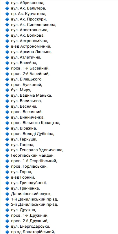 отключат свет в субботу в Харькове