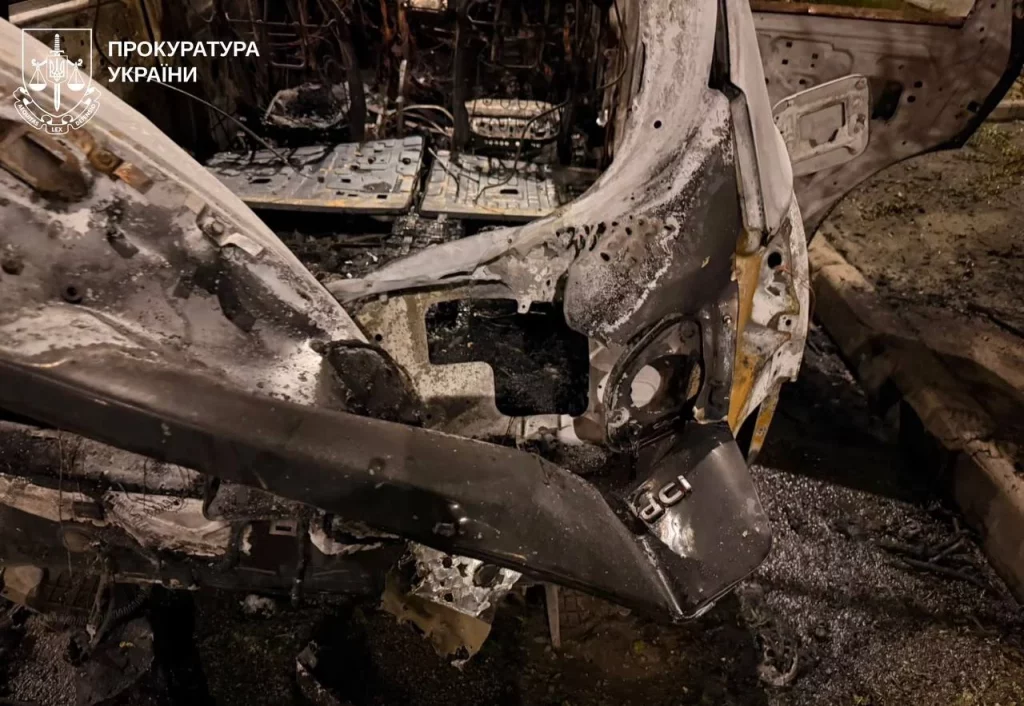 Удар FPV-дрону по авто 27 липня