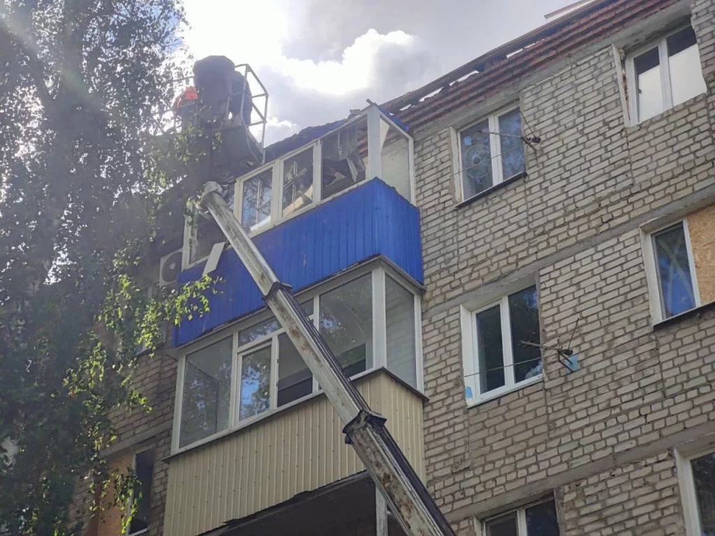 Последствия удара по Харькову 29 июля