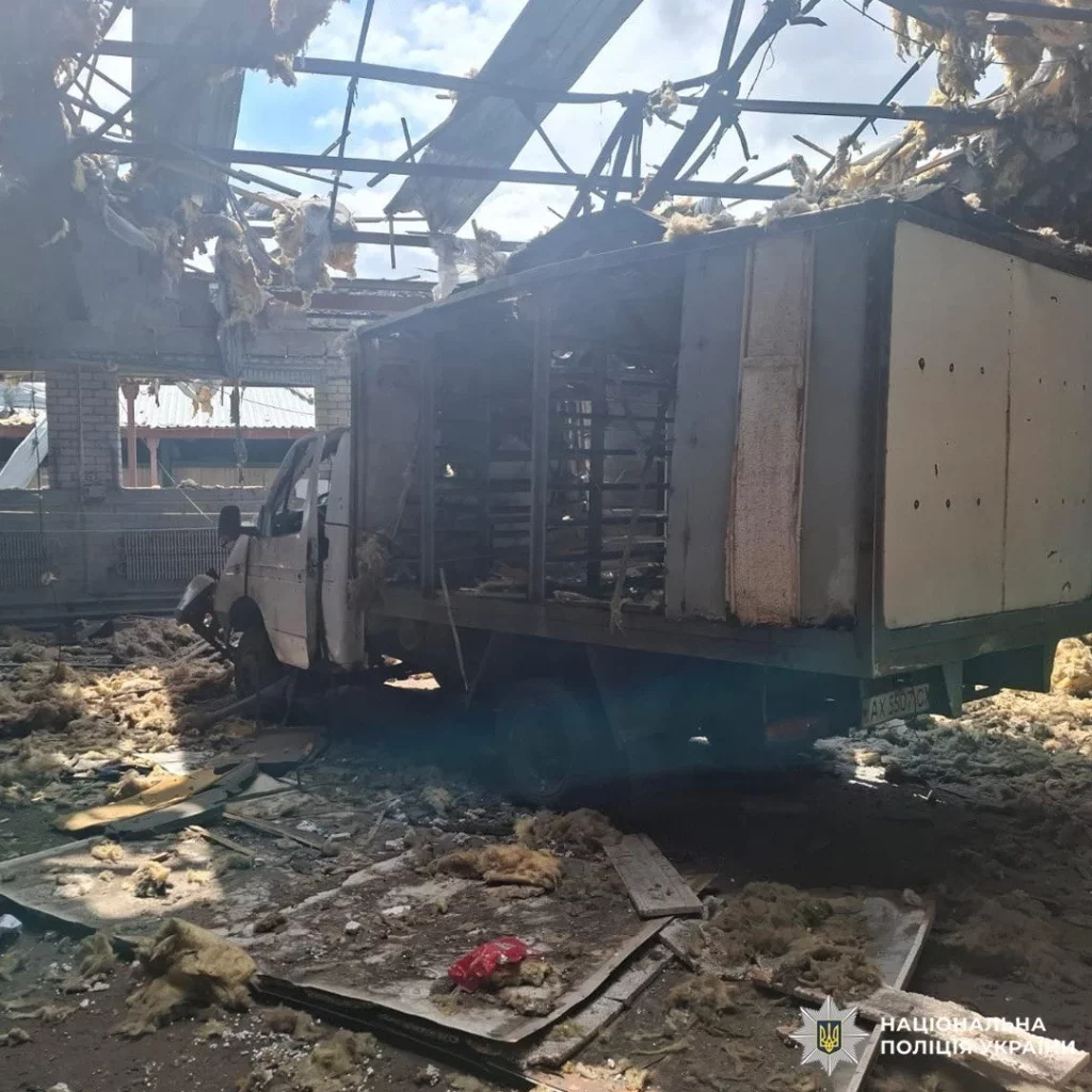 удар по Немышлянському району