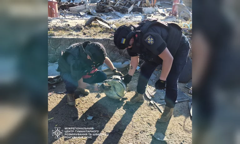 Сапери знищили бойову частину «герані», що атакувала АЗС на Харківщині (фото)