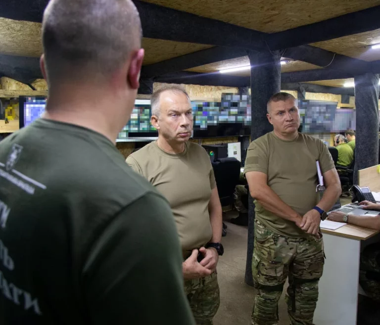 Сырский посетил Харьковщину: говорил с воинами о ситуации в районе Купянска