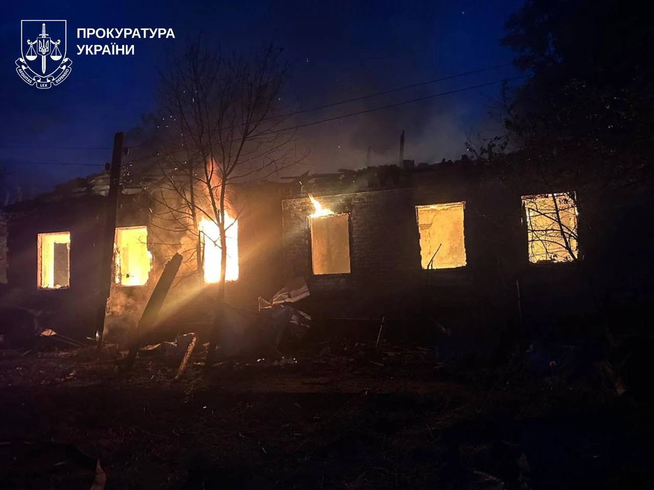 Ночной удар БпЛА по Лозовой: ребенок с ожогами 40% тела в тяжелом состоянии