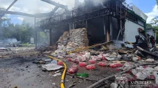 У центрі Ізюма є загиблий: РФ продовжує знищувати АЗС на Харківщині (фото)