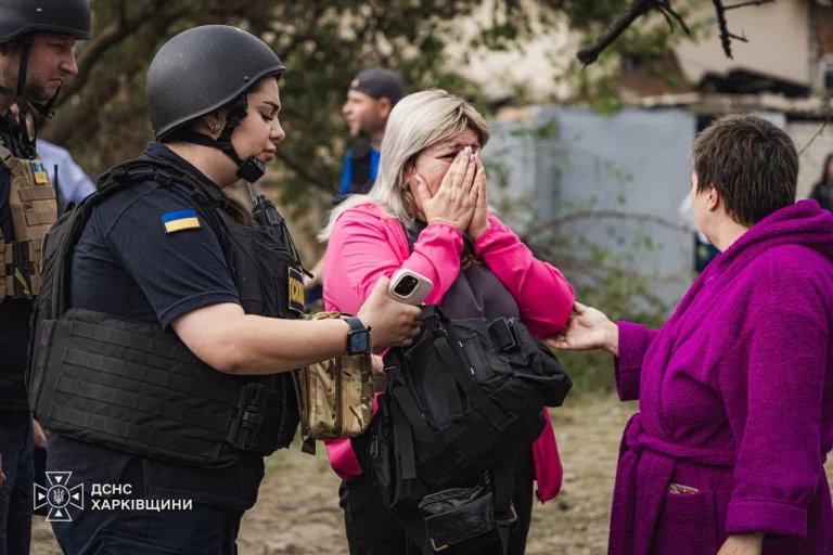 Первые секунды после удара «Бандероли» по Харькову показала полиция (видео)